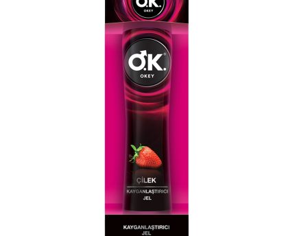 Okey Çilek Aromalı Kayganlaştırıcı Jel – 100 ml