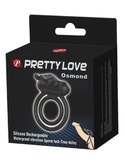 Pretty Love Osmond – Titreşimli Silikon Penis Halkası